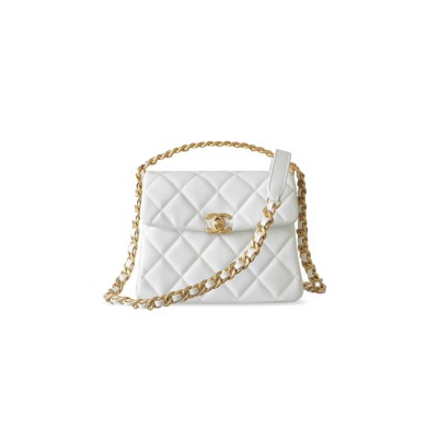 CHANEL MASTER 31 RUE CAMBON MINI TOP HANDLE FLAP AS4472 (19*15*7cm)